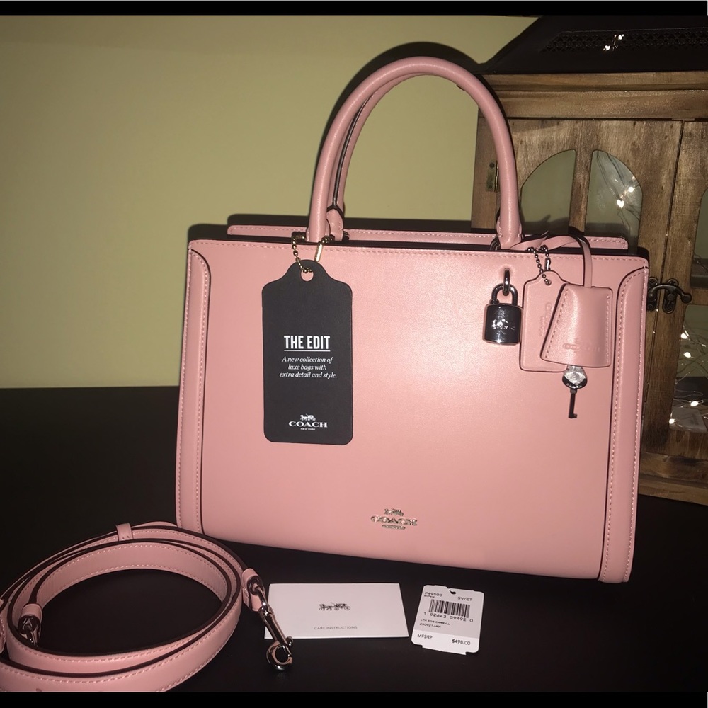 SOLD♥️♥️Coach Zoe Leather Carryall Satchel